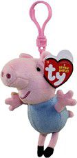 Meteor Maskotka Beanie Babies Lic Peppa Pig clip George (8421461325) bērnu rotaļlieta