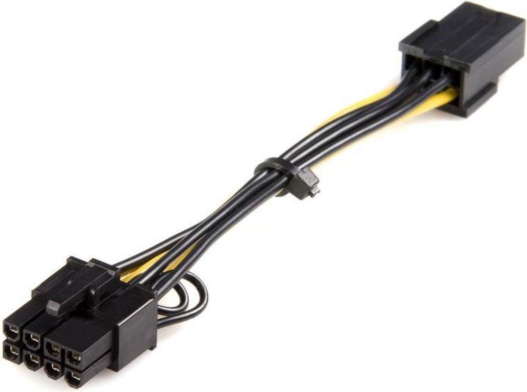 StarTech.com PCI Express 6 Pin auf 8 Pin Adapterkabel (PCIEX68ADAP) kabelis, vads