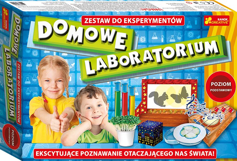 RANOK CREATIVE Domowe laboratorium poziom podstawowy (257187) konstruktors