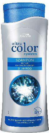 Joanna Ultra Color System Szampon for hair blond, rozjasnianych i siwych  400 ml Matu šampūns
