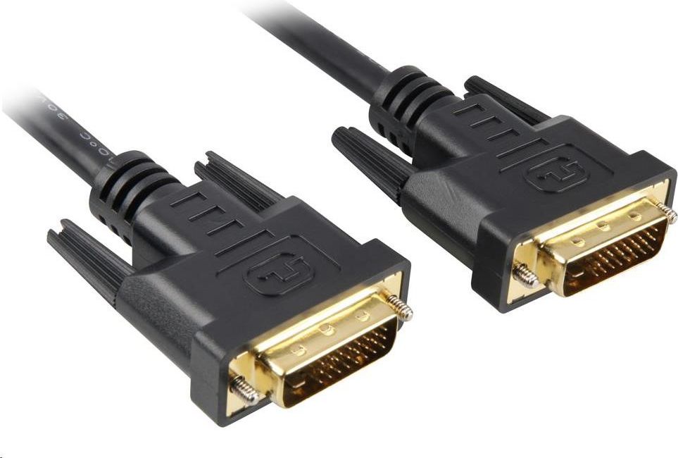 PremiumCord Kabel DVI - DVI 1.8m (kpdvi2-2) kabelis datoram