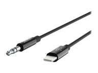 Belkin MIXIT Lightning to 3,5mm AUX Cable 1,8m AV10172bt06-BLK kabelis, vads