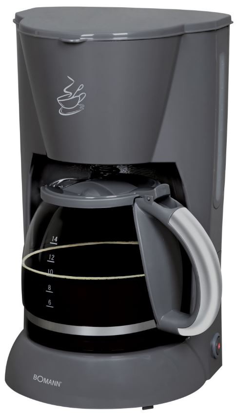 Coffee machine Bomann KA183CBGY grey KA183CBGY (4004470018370) Kafijas automāts