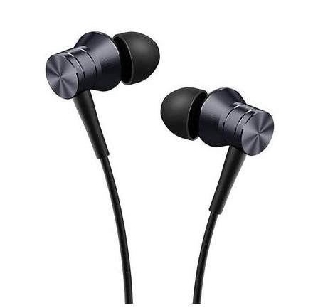 1MORE E1009 Piston Fit Metal In-Ear Universālas 3.5mm Austiņas ar Mik. un 1.25m Vadu Pelēkas