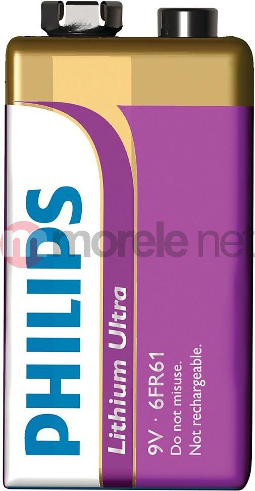 Philips Lithium Ultra 9V - 1 szt Baterija