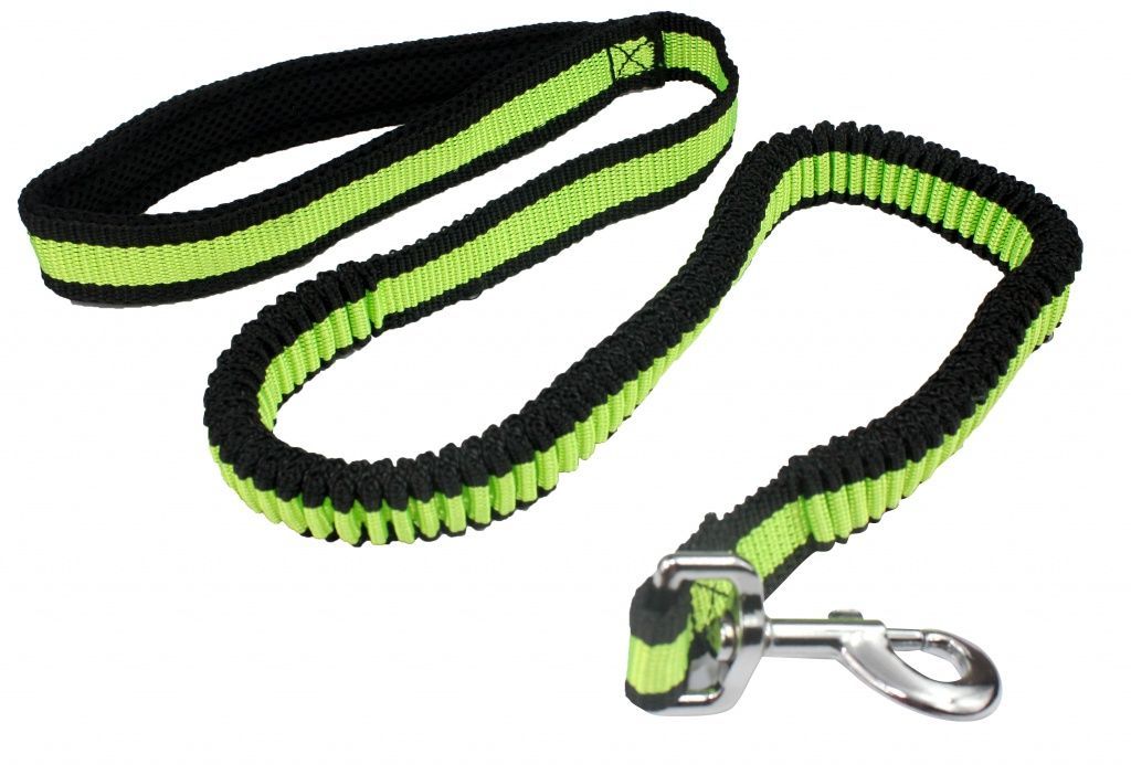 Pet Nova Smycz L-bungee Yellow 2.5/120-180cm VAT009651 (5904378732417) aksesuārs suņiem