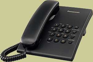 Telefon stacjonarny Panasonic KX-TS500PDB Czarny TS500CZARNY (5025232272143) telefons