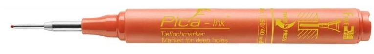 Pica ink deep hole marker red