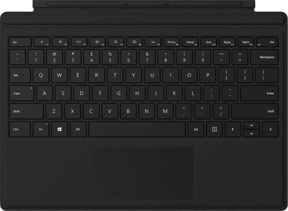 Microsoft Type Cover with Keyboardr for Microsoft Surface Pro 4/5  Black planšetdatora soma