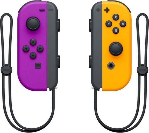 Nintendo Joy-Con 2-Pack Neon Lila / Neon Orange spēļu konsoles gampad