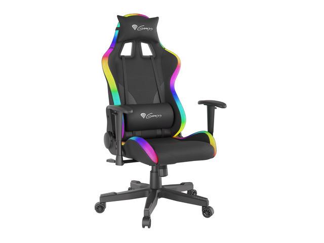 Genesis Gaming chair Trit 600 RGB, NFG-1577, Black datorkrēsls, spēļukrēsls
