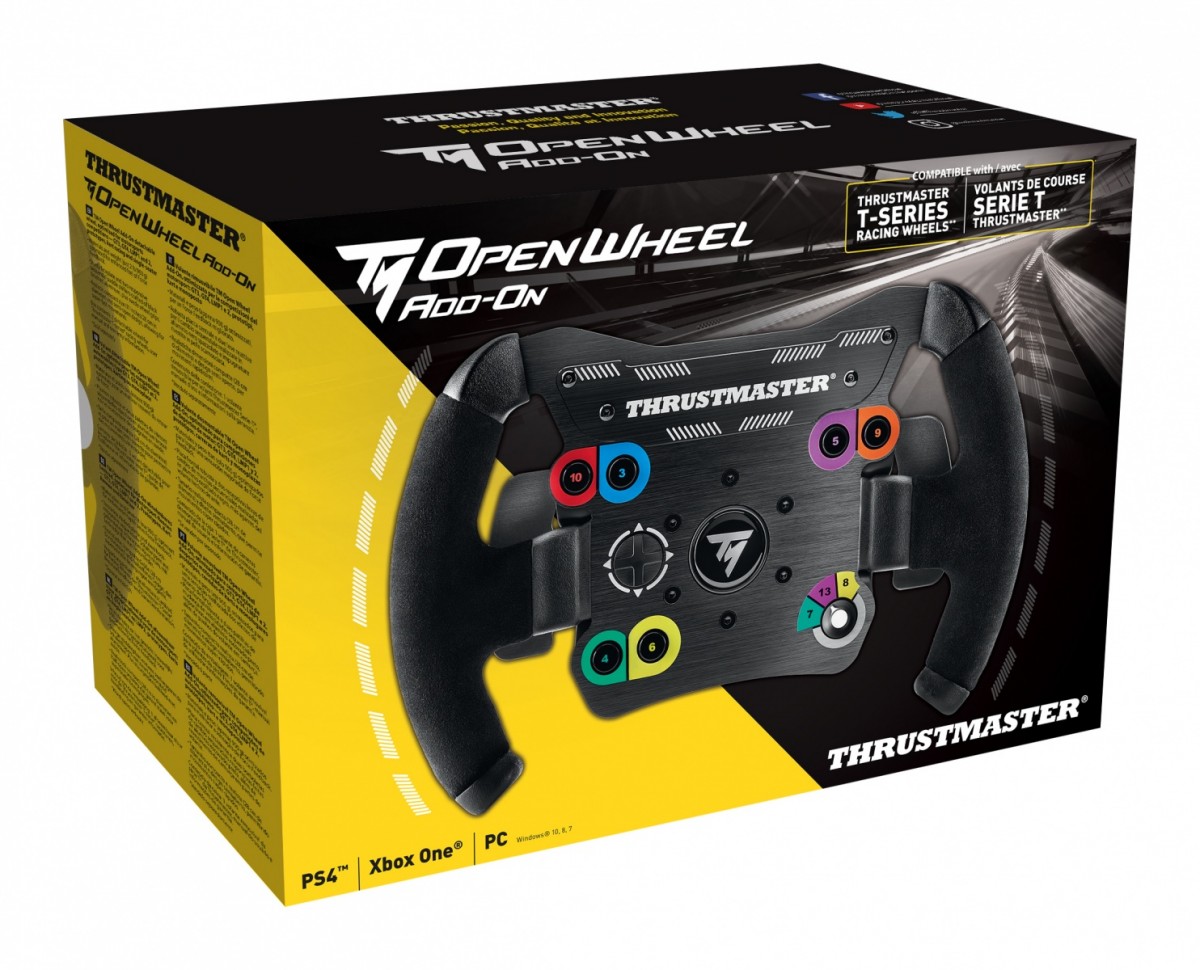 Thrustmaster Open Wheel Add-On, replacement steering wheel (black) spēļu konsoles gampad