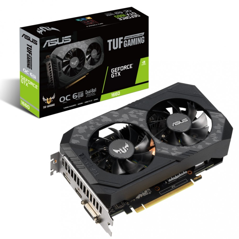 GeForce GTX 1660 O6G GAMIN G 192BIT 6GB GDDR5 HDMI/DVI-D/DP video karte