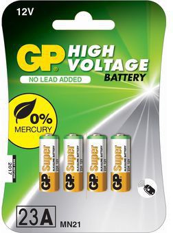 GP Battery 1x4 Alkaline A23 12 V (10023AC4) Baterija