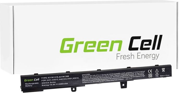 Green Cell Battery for Asus R508 R556 R509 X551 / 14,4V 2200mAh akumulators, baterija portatīvajiem datoriem