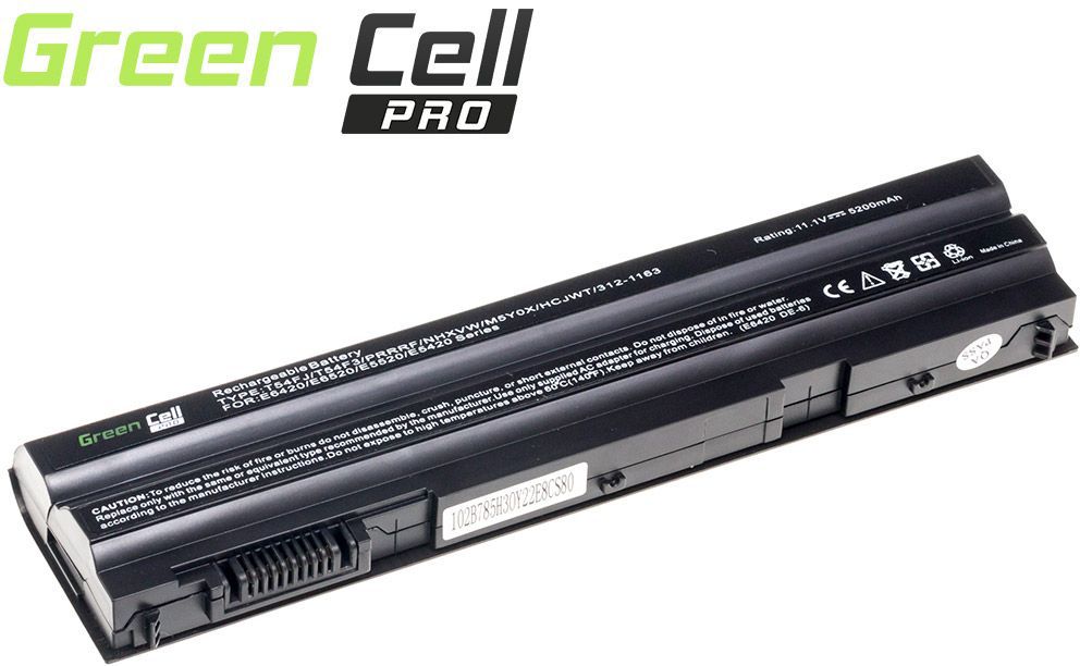 Green Cell for Dell Latitude E5420 E5520 E6420 E6520 akumulators, baterija portatīvajiem datoriem