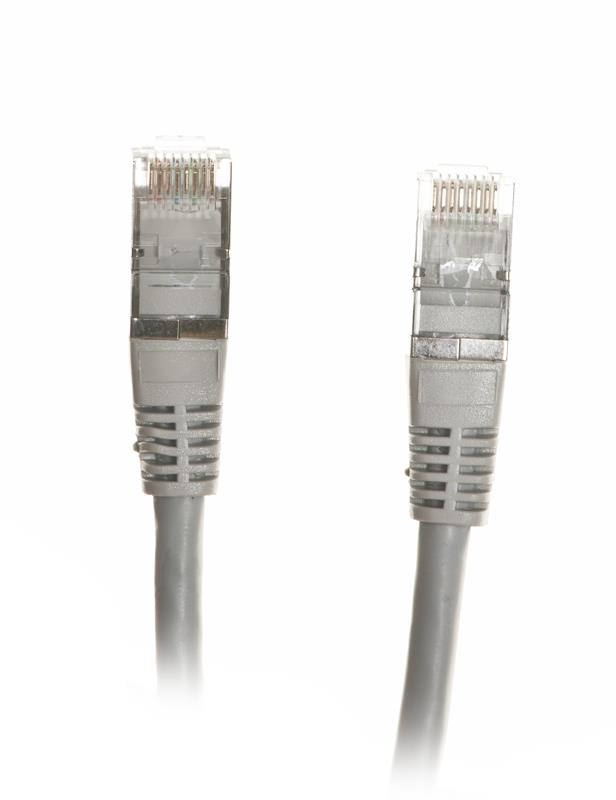 Patchcord STP Alantec KKS6SZA5.0 ( RJ45 - RJ45 kat.6 5m Grey ) kabelis, vads