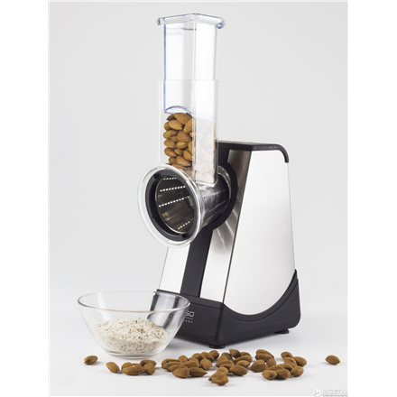 Caso CR4 electric grater Stainless steel Black, Stainless steel