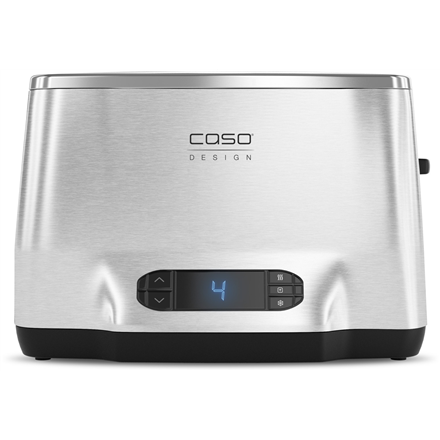 Caso Toaster Inox²   Stainless steel,  Stainless steel, 1050 W, Number of slots 2, Number of power levels 9, Bun warmer included 40384370277 Tosteris