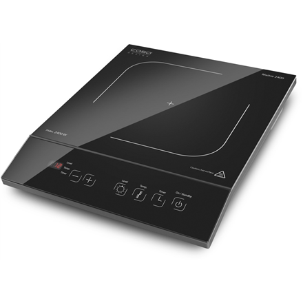 Caso Brīvi stāvošs table hob 02230 Number of burners/cooking zones 1, Black, Timer, Display, Induction 4038437022308 plīts virsma