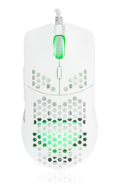 Computer mouse wired white VOLCANO SHINOBI 3327 Datora pele