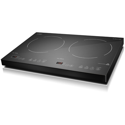 Caso Brīvi stāvošs table hob Pro Menu 3500 Number of burners/cooking zones 2, Sensor, Touch, Black, Induction 4038437022261 plīts virsma