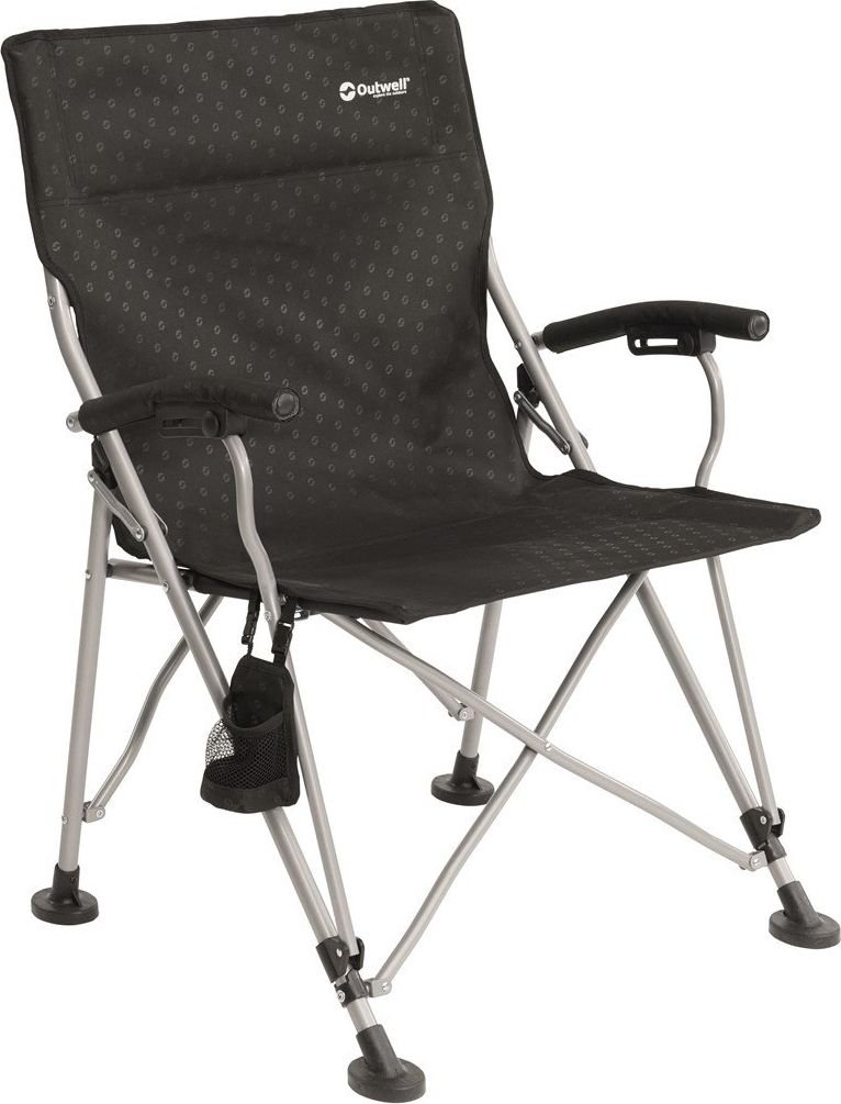 Outwell Arm Chair Campo XL  150 kg, Black, Polyester Dārza mēbeles