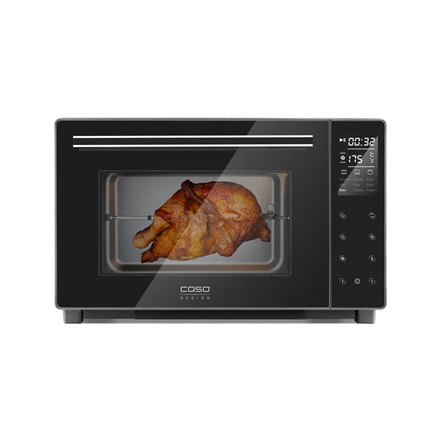 Caso Electronic Oven TO 32  Black, Easy to clean: Interior with high-quality anti-stick coating, Sensor touch, Height 34.5 cm, Width 54 cm,