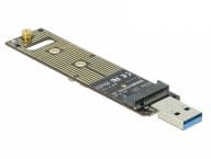 Delock - storage controller - M.2 NVMe Card - USB 3.1 (Gen 2) adapteris