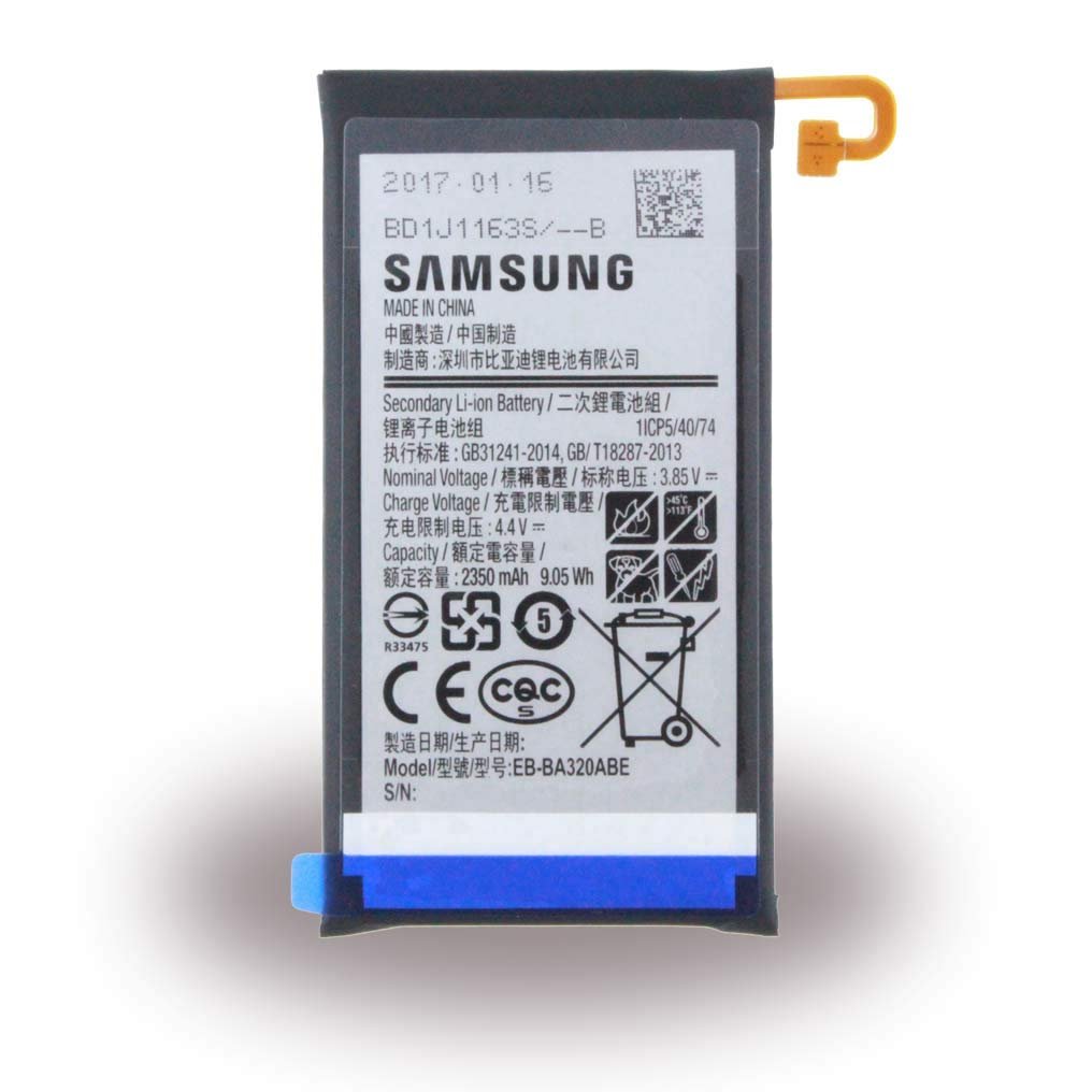 Samsung EB-BA320ABE Akkumulātors Samsung A320 Galaxy A3 (2017) 2350 mAh  (OEM) aksesuārs mobilajiem telefoniem