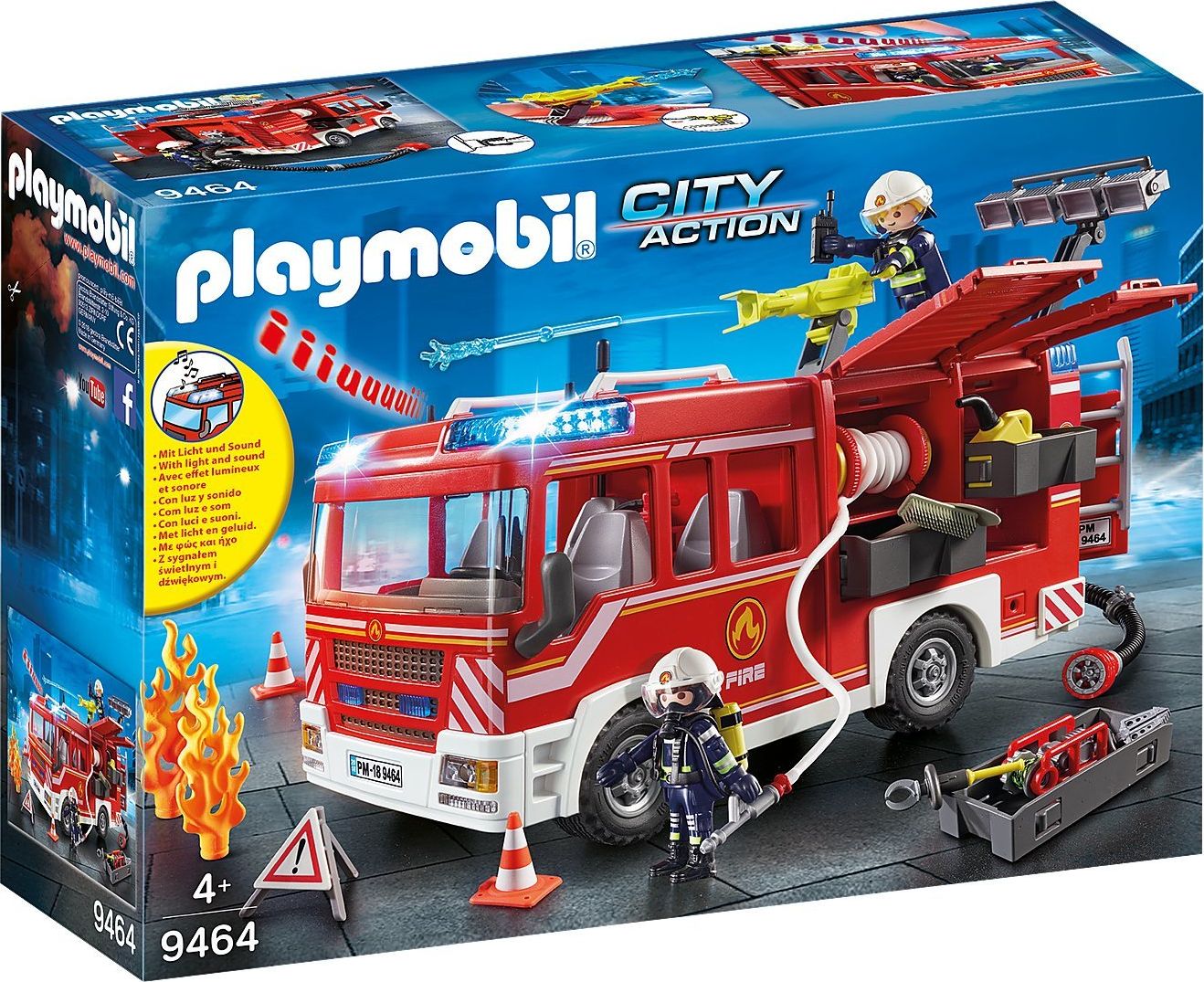 Playmobil City Action Fire Brigade Rescue Vehicle (9464) Rotaļu auto un modeļi