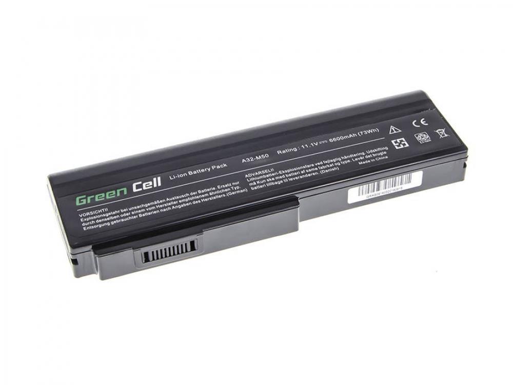 Green Cell for Asus N43 N53 G50 L50 M50 M60 A32-M50 10.8V 9 cell (AS09) akumulators, baterija portatīvajiem datoriem