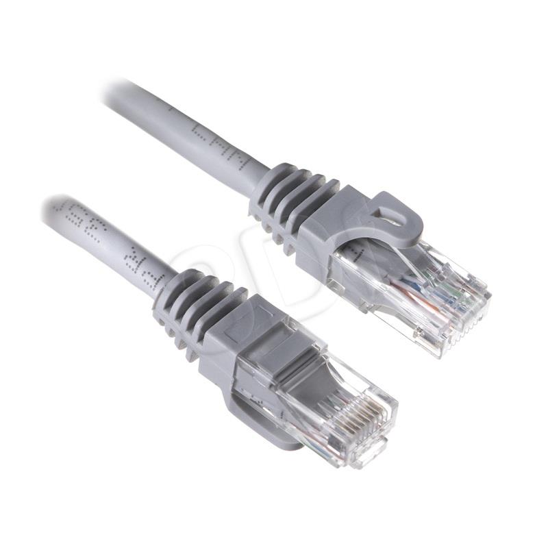 Patchcord UTP Alantec KKU6SZA3 ( RJ45 - RJ45 kat.6 3m Grey ) kabelis, vads