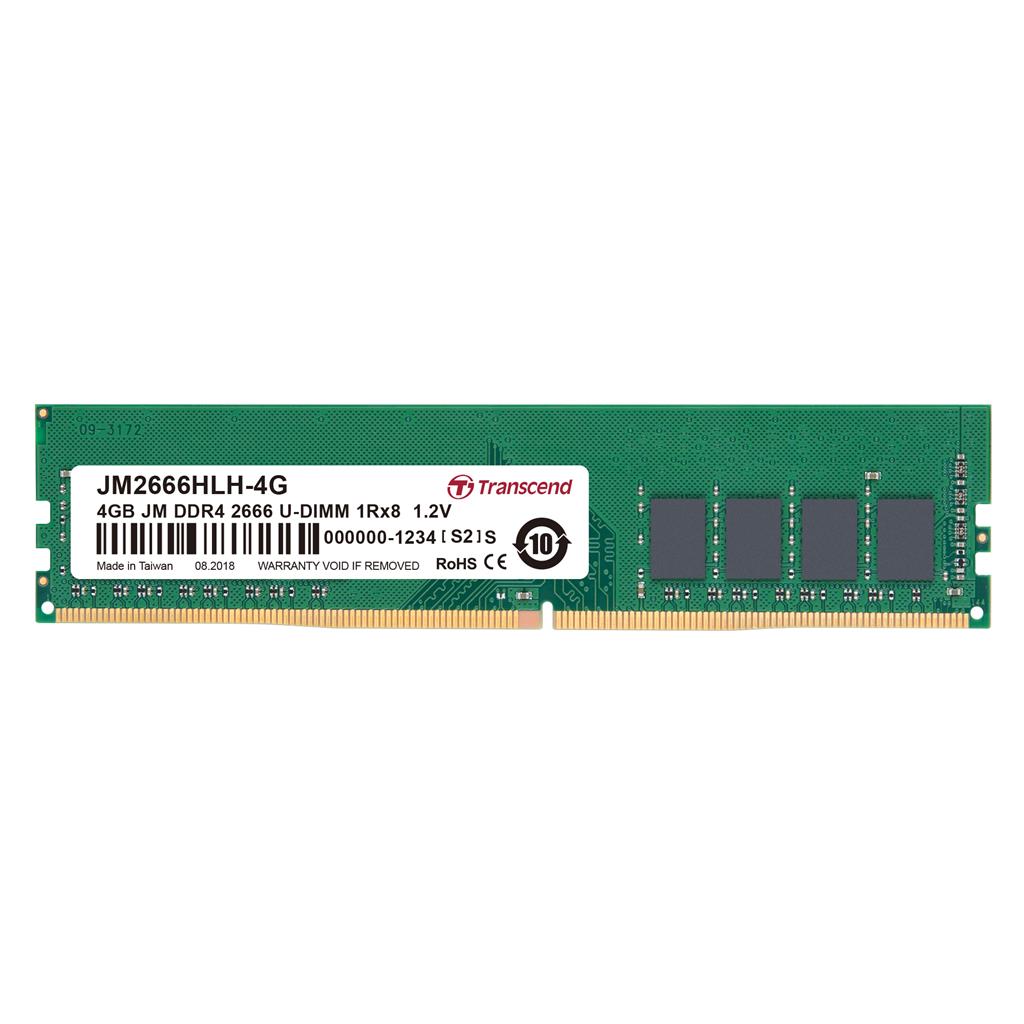 Transcend JM 4GB DDR4 2666 U-DIMM operatīvā atmiņa