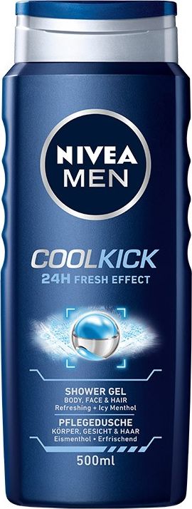 Nivea Men Zel pod prysznic Cool Kick 400ml 0181063 (9005800286563) kosmētika ķermenim