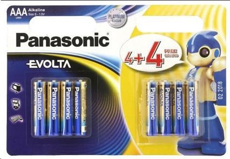 Panasonic Bateria Evolta AAA / R03 8 szt. 00266445 (5410853044796) Baterija