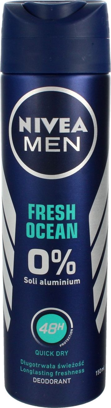 Nivea Nivea Dezodorant FRESH OCEAN spray meski 150ml 0180052 (5900017046716)