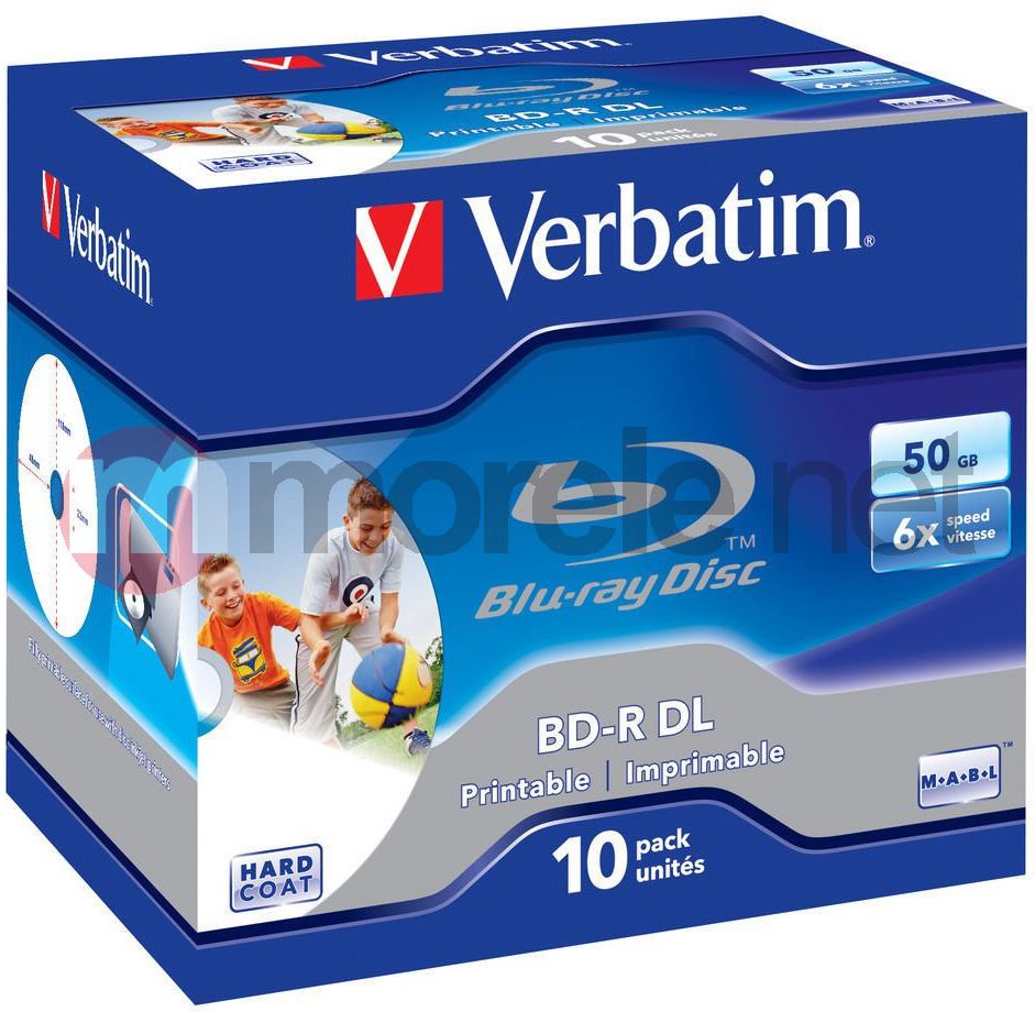 Verbatim BD-R DL 50 GB 6x 10 sztuk (V43736) matricas