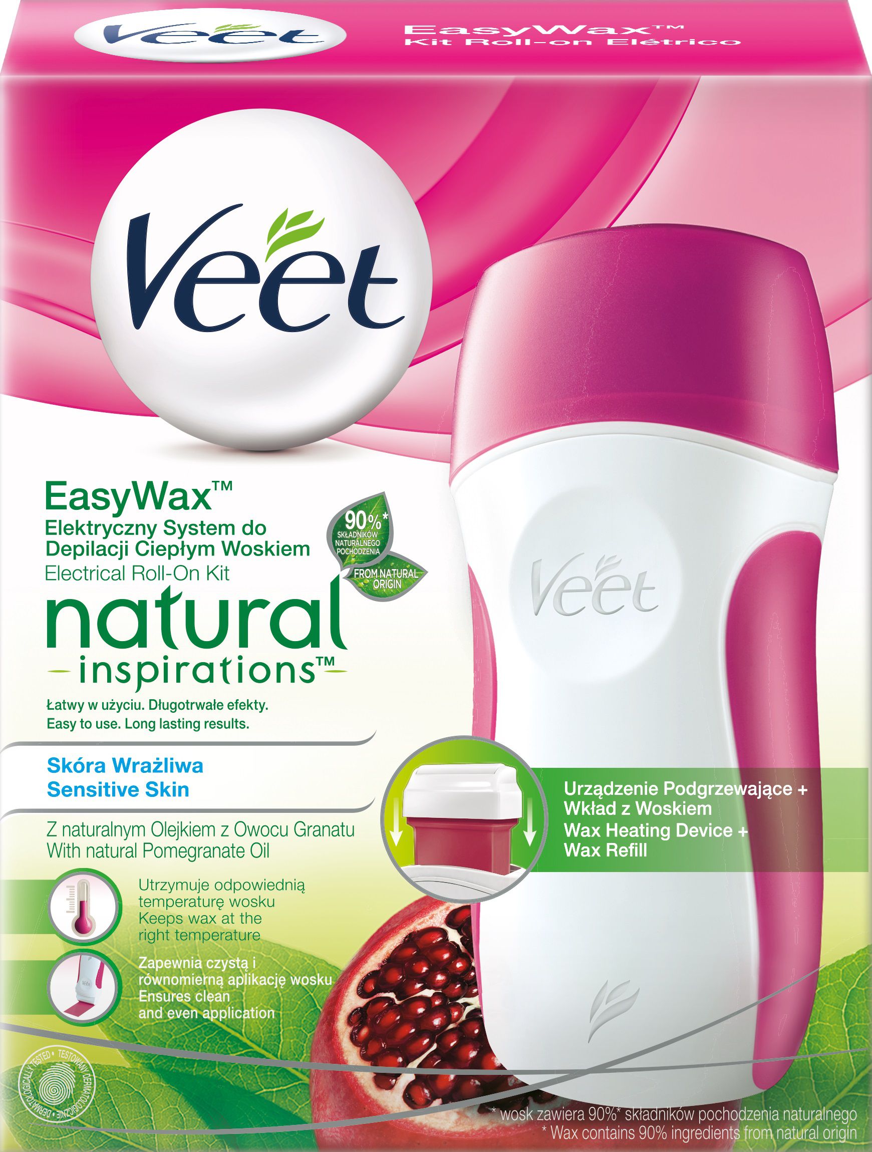 Veet Elektryczny System do Depilacji Natural Inspirations 5900627064391 (5900627064391) kosmētika ķermenim