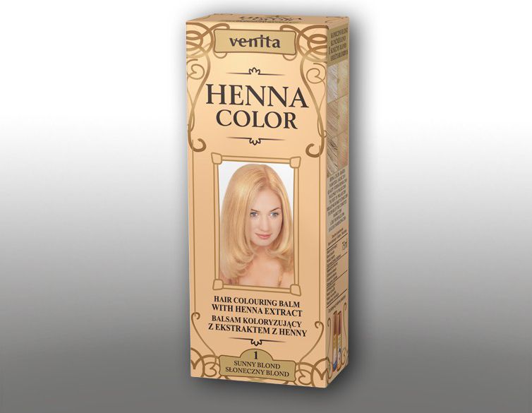 Venita Ziolowe Balsamy Henna Color 1 Sloneczny blond 75ml V1081 (5902101710640)