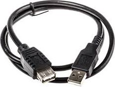 ROLINE USB 2.0 Cable, Type A-A, M/F 0.8 m kabelis, vads