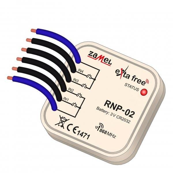 Zamel 4-channel radio transmitter - RNP-01