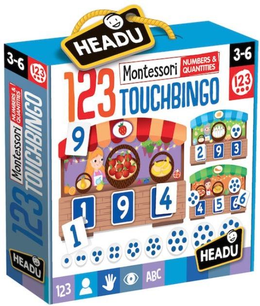Russell HEADU Montessori - Bingo 123 (21109) galda spēle
