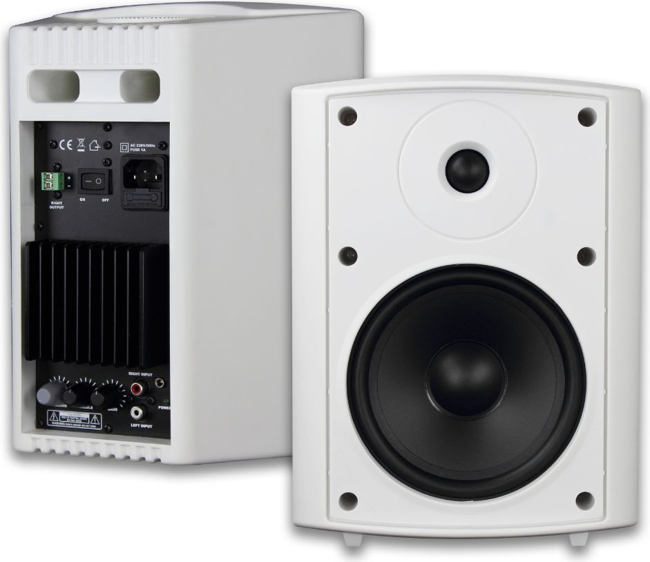 VivoLink Active Speaker Set, White. 2x50W, 6,50, Standby function TAVOR 6-O datoru skaļruņi