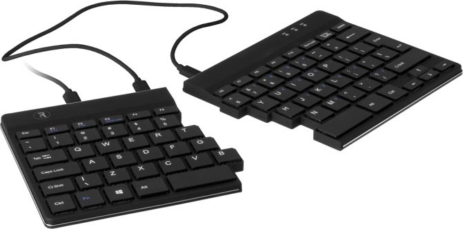 R-Go Split   Tastatur FR-Layout schwarz klaviatūra