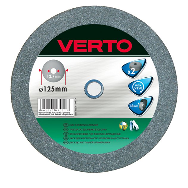 Verto Tarcza szlifierska ceramiczna 150x12,7x20mm 2szt. (61H605) 61H605 (5902062070784)