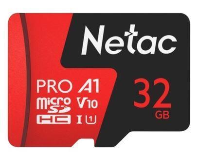 Netac P500 Extreme Pro MicroSDHC 32 GB Class 10 A1 V10 (NT02P500PRO-032G-R) atmiņas karte