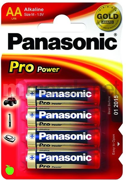 Panasonic AA/LR6, Alkaline, 4pc(s) Panasonic AA/LR6 Baterija