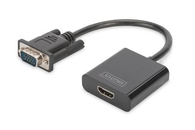 VGA-HDMI Converter FHD audio 3.5mm TV aksesuāri