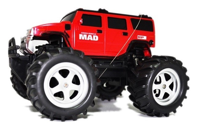 NQD Mad Monster Truck Red (NQD/6568-330-RED) Radiovadāmā rotaļlieta